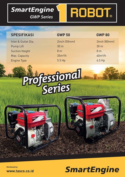 Water Pump TASCO GWP50 2" Water Pump ROBOT Pompa Air Sawah Mesin Pompa Irigasi Sawah