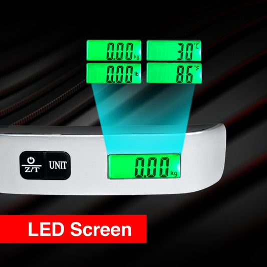 KENMASTER TIMBANGAN KOPER Digital 50 kg Timbangan travel koper tas bagasi Gantung