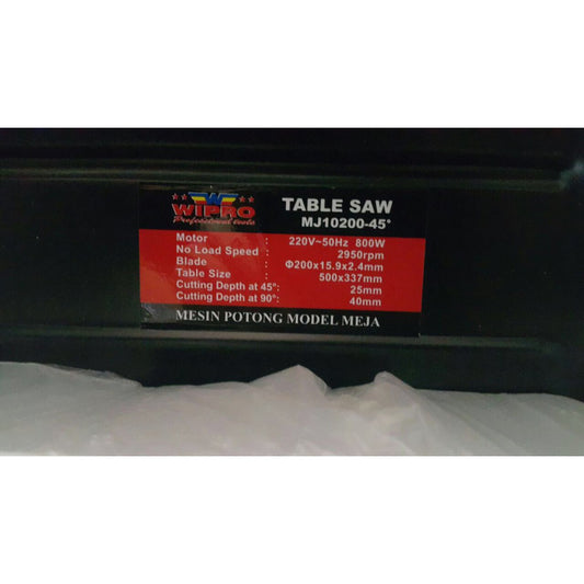 Wipro 8" 8 inch Premium Table Saw - Gergaji kayu meja MURAH