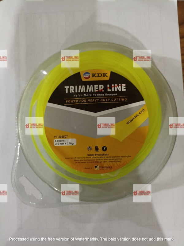 KDK Senar 50 M KOTAK Mesin Potong Rumput 2.4 mm Grass Trimmer Line