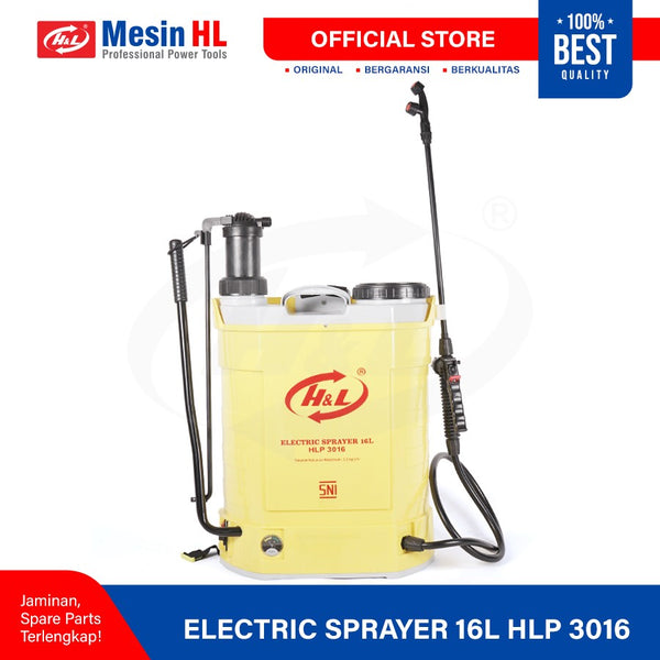 HL KUNING SPRAYER ALAT SEMPROT ELEKTRIK 16 L SNI 2 in 1 PERTANIAN HAMA TAMAN DISINFEKTAN