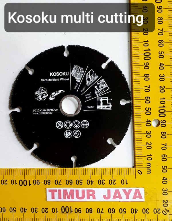 Kosoku Carbide Multi Cutting 4 Inch Multi Fungsi Potong Beton Kayu Paku Plasteran