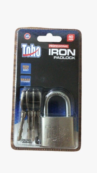 TOHO Gembok Besi 40 mm PENDEK Gembok Pagar Rumah Iron