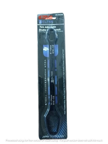 ELTER Kunci Ring Universal Double Head Wrench Adjustable Kunci Torx Pa