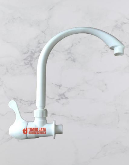 GORI Keran air Keran angsa Engkol PVC MURAH Mewah Cuci Piring / Wastafel / Kamar mandi / Dapur