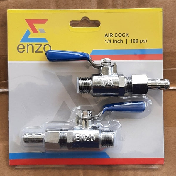 ENZO BESAR Keran 1/4 Inch Kran Agn Kmprsor CHROME