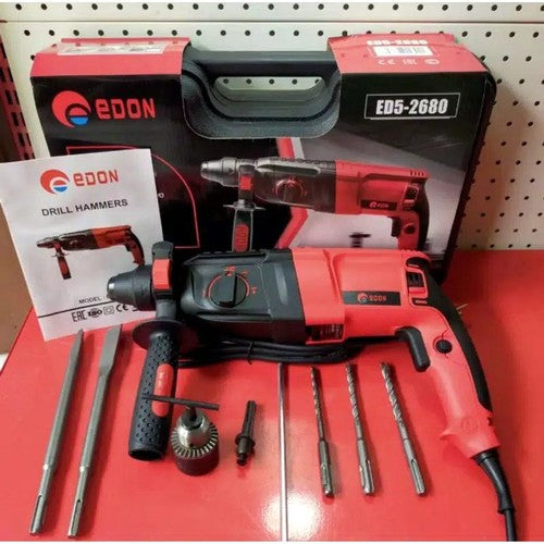 EDON Ed2680 Rotary Hammer Drill Mesin bor bobok beton tembok ryu kokoh