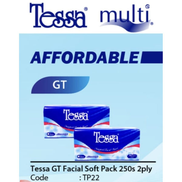 Tisu Wajah Tissue Facial TESSA 250 sheet 2 ply