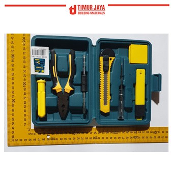 KENMASTER TM614 Tool kit Meteran Tang Obeng Isi Cutter SET lengkap