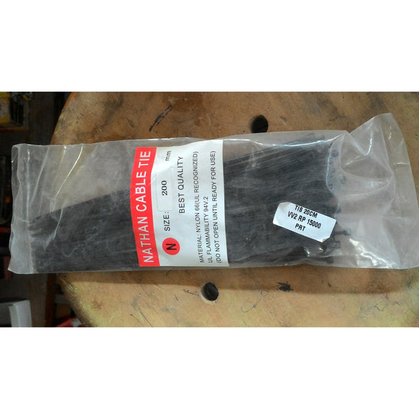 Kabel Tis / Cable Tie / Kabel Ties 20 cm Merk NATHAN