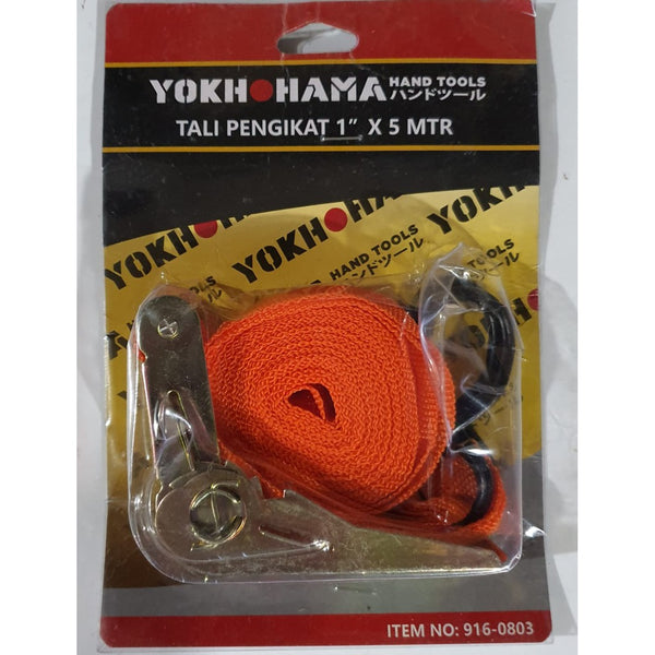 MURAH PRO Tali pengikat barang di Motor Ratchet Tie Down Set 1 inx 5 m