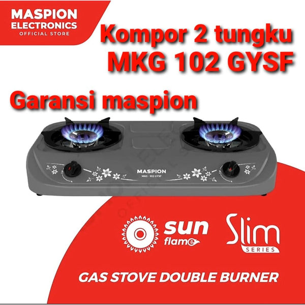 Maspion Kompor Gas 2 tungku MKG 102GYSF