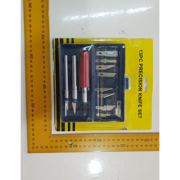 MURAH 13 in 1 Set Alat Ukir Seni 3 Handle Pisau pahat kayu hobby knife bwh prohex