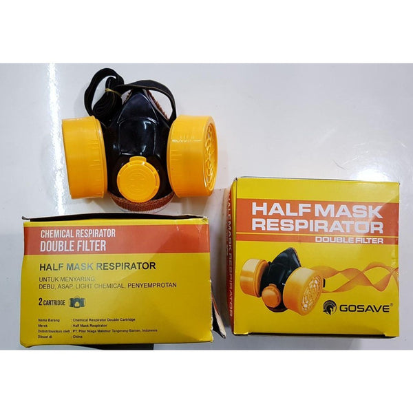 GOSAVE Masker Obat doble double moncong 2 Tabung Ganda