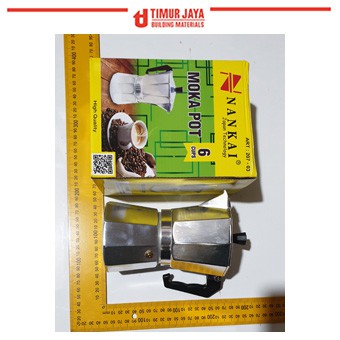 Moka Pot Alumunium 6 Cup Mokapot Coffee Espresso Maker Pembuat Kopi