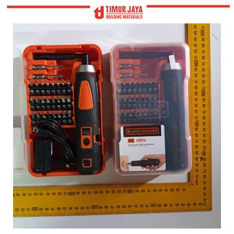BlackDecker Push and Go Screwdriver Obeng Cordless 4V BD40K27B1