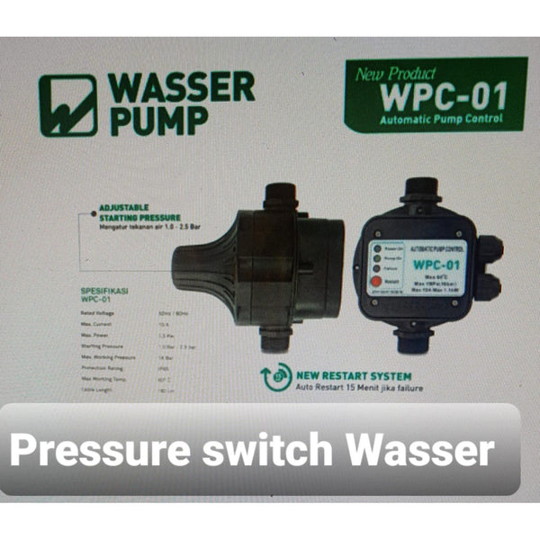 Automatic Pressure Control WPC-01 Wasser York Dab