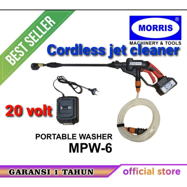 JET CLEANER PORTABLE MORRIS MPW-6  Cuci Motor Mobil Cordlesss