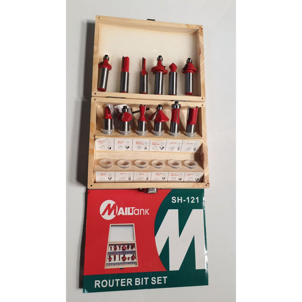 BESAR 12 router SHS121 bit set mata profil mata trimmer krisbow tolsen