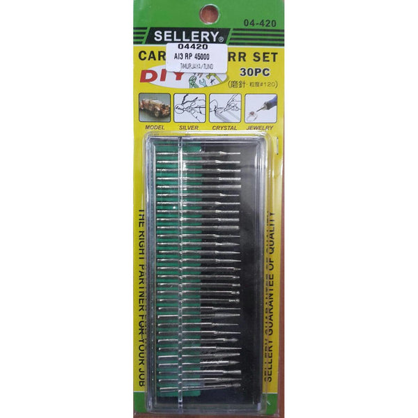Mata Tuner Carbide Burr Set 30 pcs (04-420) SELLERY
