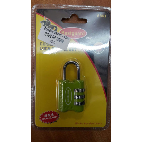 Gembok Koper Nomor BestGuard 20mm