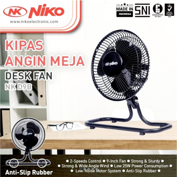 NIKO KIPAS ANGIN MEJA 9" DESK FAN NKD 9B