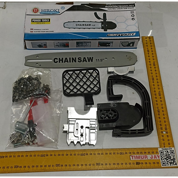HIROKI Mini Chain Saw 12 inch Chain saw Gerinda Gergaji Potong kayu Senso Gergaji Potong Kayu Adaptor Gerinda 4" Japan Technology