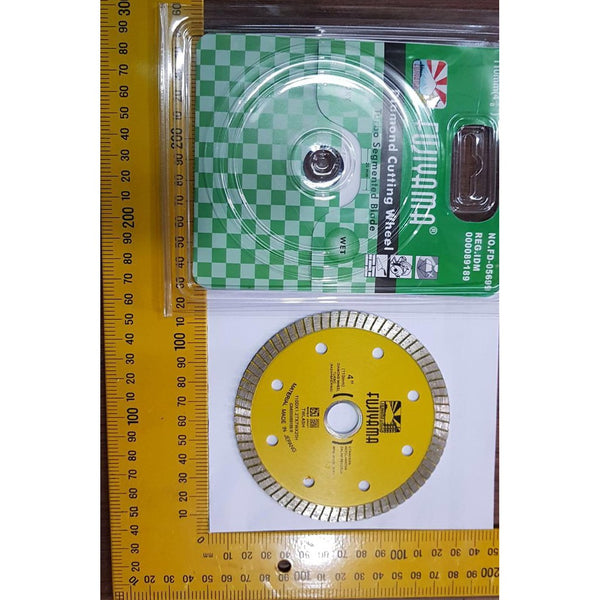 Diamond Wheel Toho / Mata Potong Keramik FUJIYAMA Turbo 4 inch WET