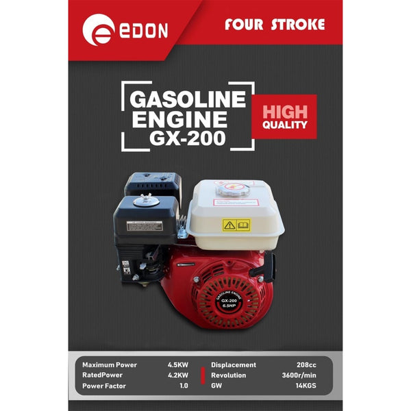 EDON GX 200 Mesin Penggerak Bensin Serba Guna 6.5 hp Engine Honda