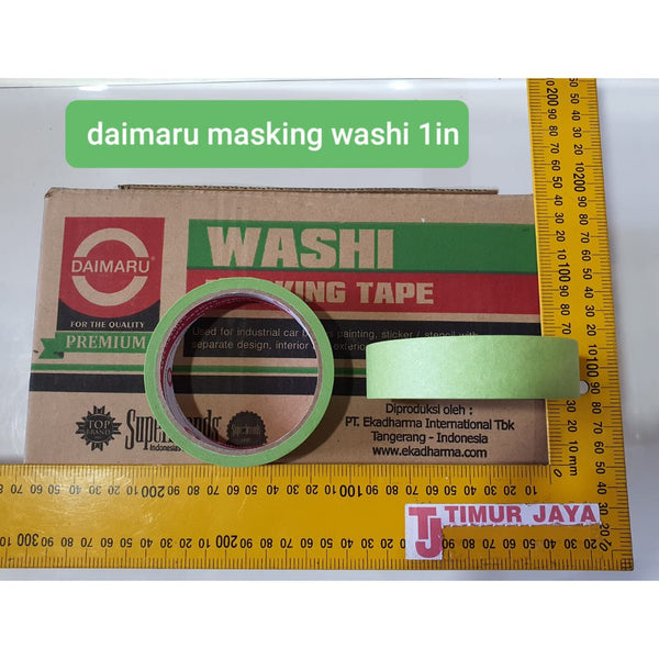 Masking tape lakban daimaru washi lakban kertas lebar 24 mm