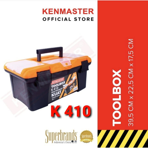 Toolbox B410 PLASTIK KENMASTER Tool box Kotak Peralatan Kenmaster Kotak Perkakas / Tempat Penyimpanan