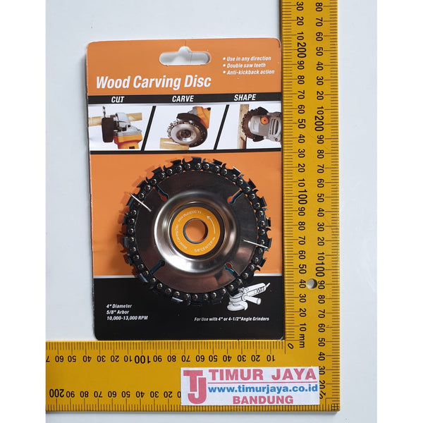 Disc Chainsaw 22T / Wood Carving Disc / Chain Saw Pahat Ukir Kayu