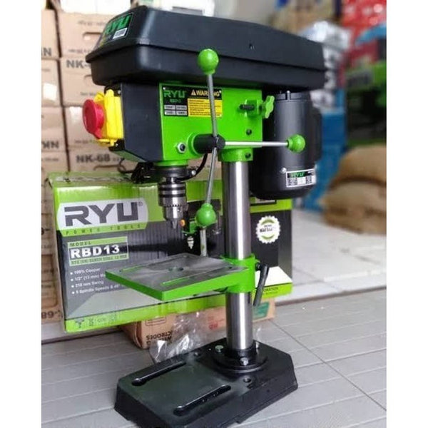 Mesin Bor Duduk Merk RYU Made In Japan 13 mm bench Drill