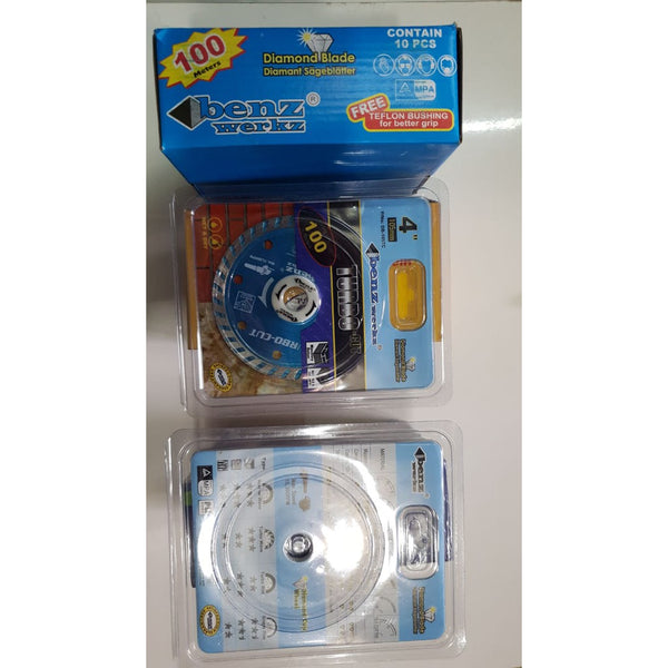 BENZ Diamond Wheel 4 inc Mata Potong Keramik Granit Turbo  blade toho