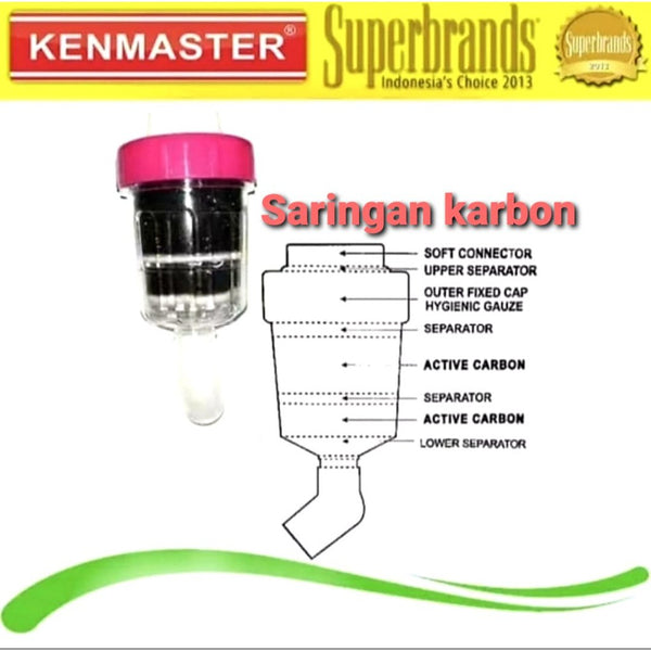 Saringan carbon active Kenmaster filter air kran water