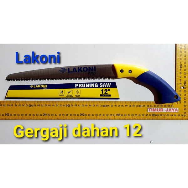 LAKONI PRO Gergaji Dahan 12 Inch Lengkung Pruning Saw 12"101815