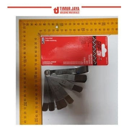 FULLER 0.2 - 0.66 BLADES HIGH PRECISION FEELER 13 pcs GAUGE GRIP ON