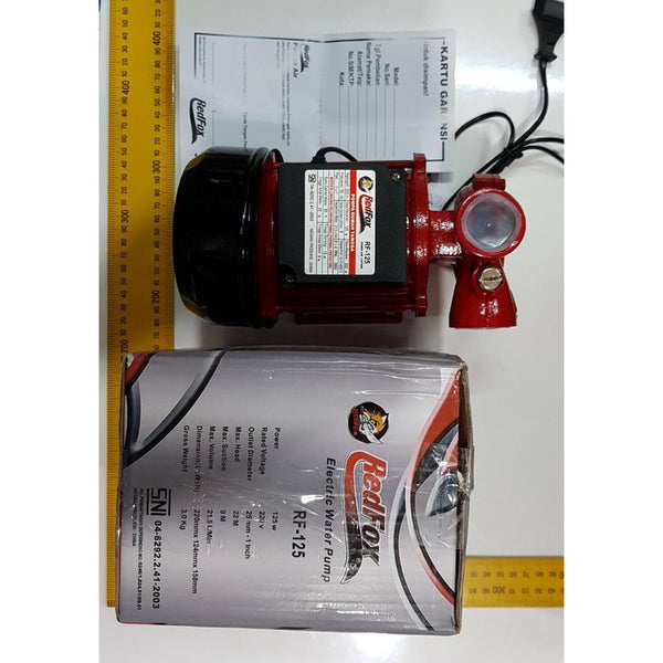 Electric Water Pump pompa celup Sirkulasi Kolam Redfox 125 W DC york