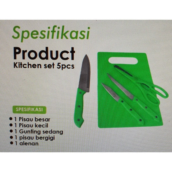 Pisau Set Dapur Plus Talenan