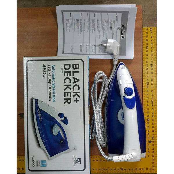 Black+Decker Setrika Uap Otomatis / Automatic Steam Iron - AJ 2000