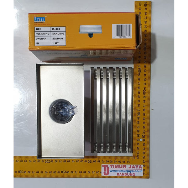 Floor Drain Sus 304 Stainless 10x20 cm