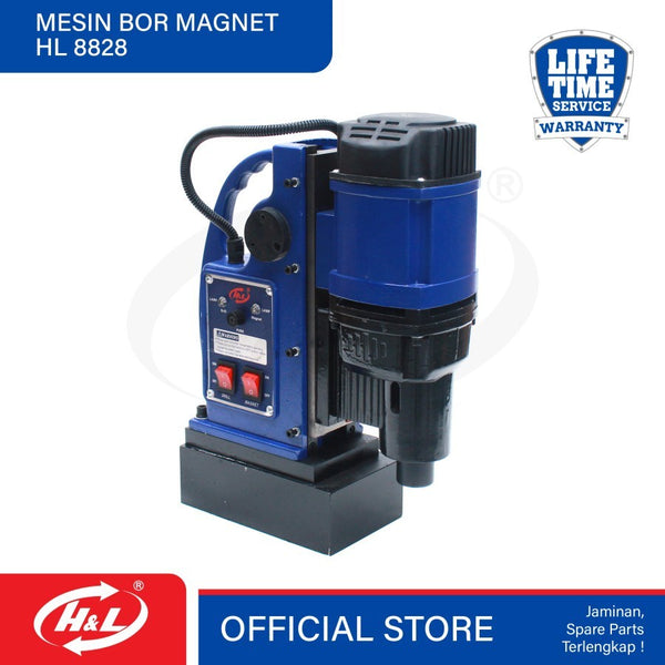 HL8828B Magnetic Drill Mesin Bor magnet 28 mm ryu