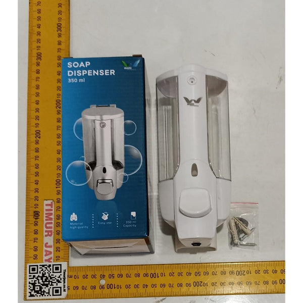 Dispenser Sabun Cair Single Dapet Kunci Tempat Hand Soap Key PUTIH