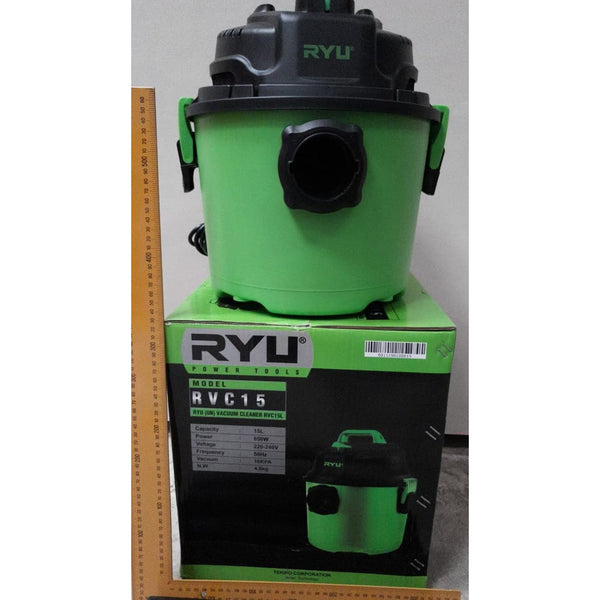 RYU Mesin Vacum RCV15L Cleaner Sedot basah kering Vacuum Cleaner Pembersih Debu Air