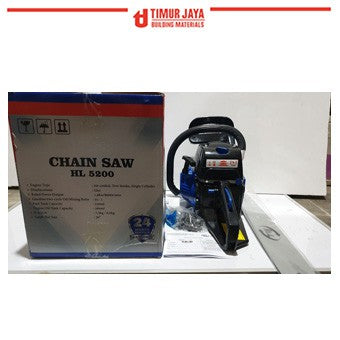 HNL HL5200 Chain Saw Gergaji Kayu Mesin 20 Inch multipro chainsaw