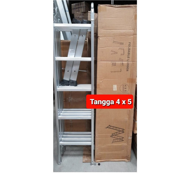 MOLLAR FOLDABLE LADDER Tangga Lipat Aluminium Multi Fungsi 6 M 4 X 5