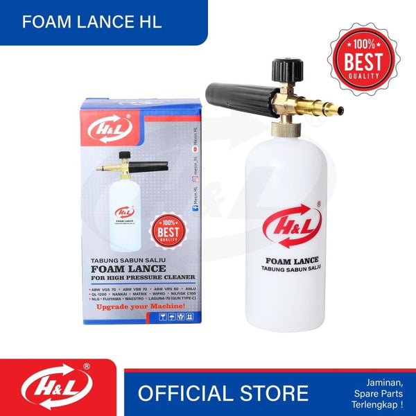 H&L Foam Lance Snow Wash Cuci Salju Tabung Snow Jet Cleaner