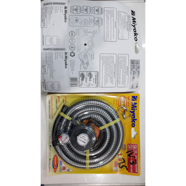 MIYAKO REGULATOR RMS106M Paket Selang Gas destec