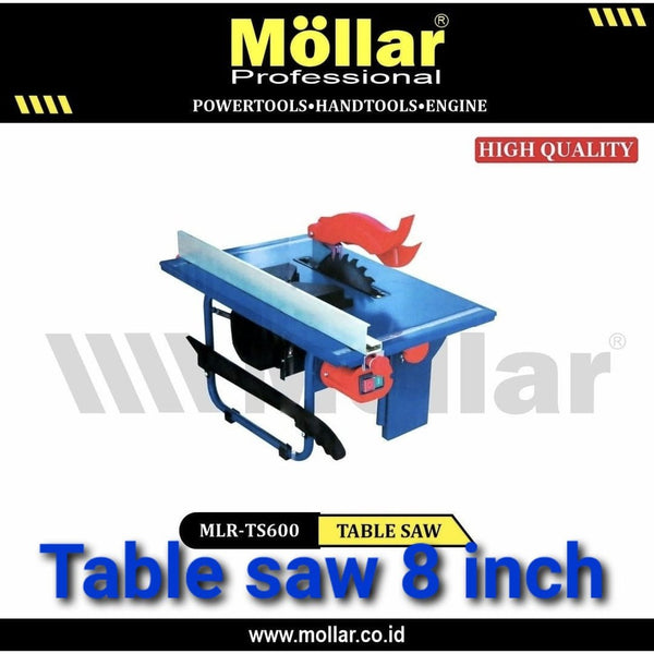 Mollar Mesin Gergaji Meja / Table Circular Saw 8" (200 mm) - MLR TS-01
