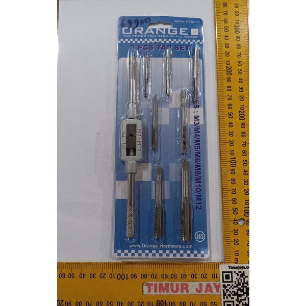 ORANGE Hand Tap Di Set 8 Pcs Tap Snai set 8 pcs Senai Baut